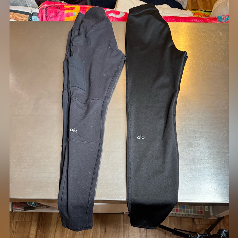 ALO Yoga Dual Black Leggings bundle